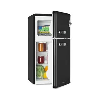 Réfrigérateur combiné KLARSTEIN Irene combiné 85L design rétro Noir