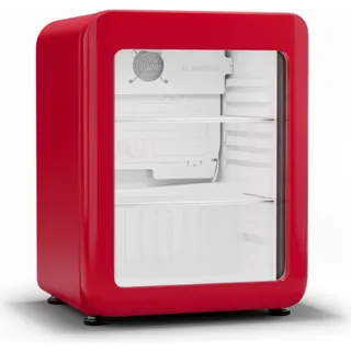 Réfrigérateur 1 porte KLARSTEIN Audrey Evo rétro Porte verre 68L C rouge