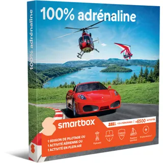 Coffret cadeau SMARTBOX 100pourcent adrénaline