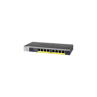 Switch ethernet NETGEAR Switch RJ45 Giga 8 Ports POE GS108LP-100