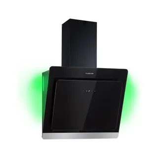 Hotte décorative murale inclinée KLARSTEIN Aurora Smart 550m³/h 60cm CEE A++ noir