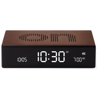 Réveil LEXON Flip Premium Rechargeable Bronze