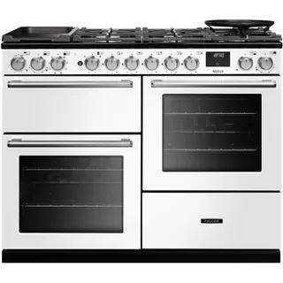 Piano de cuisson mixte FALCON NEXUS NGC OC  TAB GAZ 110 CM BLANC CHROM