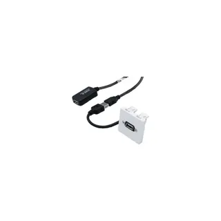 KOMELEC Prise murale USB coudée amplifié 10m