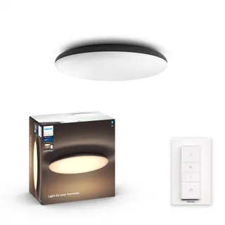 Plafonnier PHILIPS Cher Plafonnier Hue Noir+télécommande BT