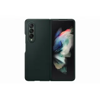 Coque SAMSUNG Z Fold 3 Cuir vert