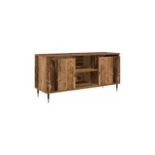 Meuble TV HELLOSHOP26 Meuble TV moderne minimaliste avec 2 por