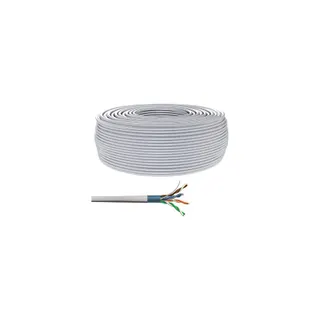 KOMELEC Câble Ethernet Cat 5e rigide blindé 300m
