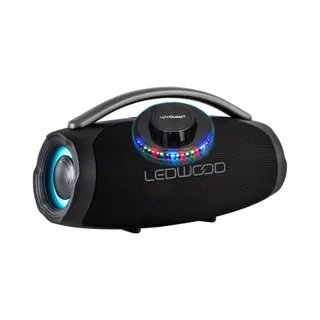 Enceinte nomade LEDWOOD 360W Extra Bass LED RGB IPX5 USB FM LED