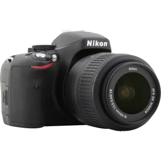 Appareil photo Reflex NIKON D5100 18-55+55-200 VR + Etui, 8Go, Mll3 Reconditionné