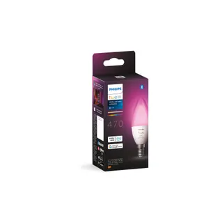 Ampoule LED connectée PHILIPS HUE E14 White&Color Ambiance Flamme