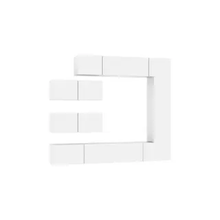 Meuble TV HELLOSHOP26 Ensemble de meubles armoire buffet TV té