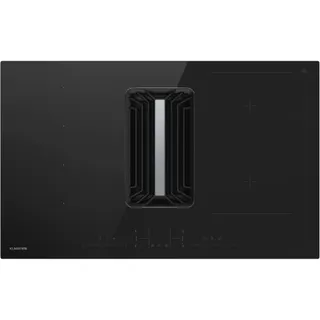 Plaque induction aspirante KLARSTEIN AirJet Hybrid avec hotte 600m³/h A+ noir