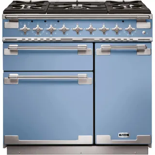 Piano de cuisson gaz FALCON ELISE 90 DF BLEU DE CHINE