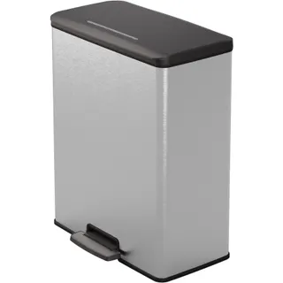 Poubelle de cuisine tri sélectif CURVER Decobin pedale duo 2x26L