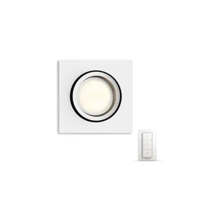 Plafonnier PHILIPS MILLISKIN  Blanc +  télécommande