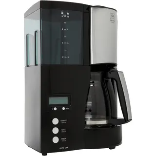 Cafetière programmable MELITTA Optima Timer Noir Acier Brossé