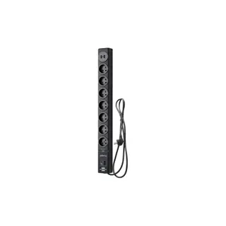 Multiprise BRENNENSTUHL 7 Voies Parafoudre Type E avec 2 USB