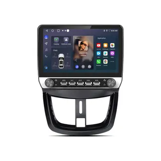 Autoradio connecté JUNSUN pour Peugeot 207 CC 2+64G 10.1" Carplay