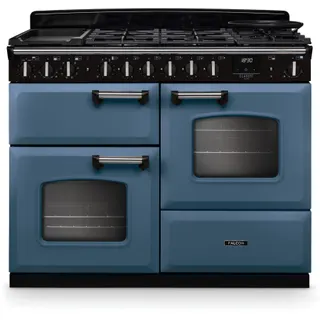 Piano de cuisson mixte FALCON NGC TAB MIX 110 CM ROCHE BLEUE CHROME