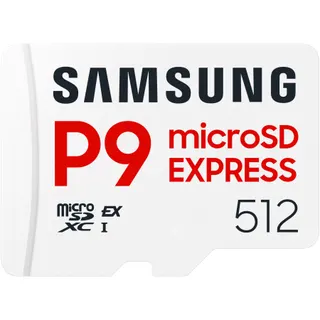 Carte Micro SD SAMSUNG 512Go P9 Express Classe U3 V30 A1