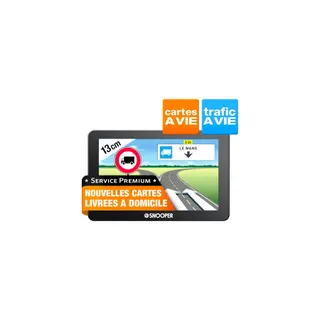 GPS SNOOPER Truckmate PL5400 Dashcam intégrée 5''