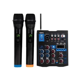 Table de mixage KARMA MXW5 2 micros VHF Bluetooth DSP USB-C