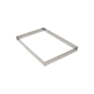 Cadre à pâtisserie GOBEL Cadre à opéra - inox - 570 x 90 x 45 mm