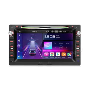 Autoradio connecté JUNSUN CD DVD pour VW Polo 9N Golf 4 Passat B5