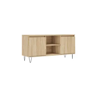 Meuble TV HELLOSHOP26 Meuble TV avec rangement et plateau stab