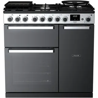 Piano de cuisson gaz FALCON EDGE DELUXE  TAB GAZ 90 CM VERRE NOIR C