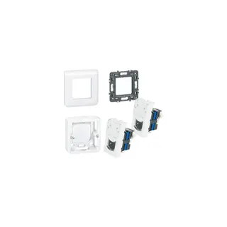 Prise murale LEGRAND Kit de 2 prises murales RJ45 Cat6a