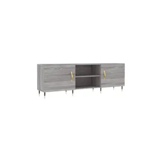 Meuble TV HELLOSHOP26 Meuble TV sonoma gris 150 x 30 x 50 cm a