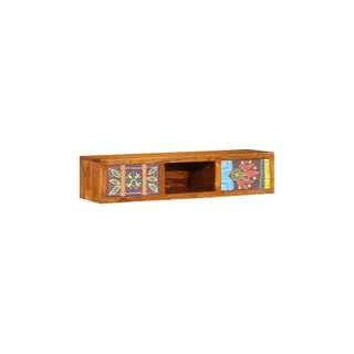 Meuble TV HELLOSHOP26 Meuble TV mural gain de place avec grand