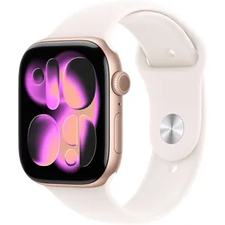 Montre connectée APPLE WATCH 42mm Alu Or Rose Serie 11 S/M Cellular Reconditionné
