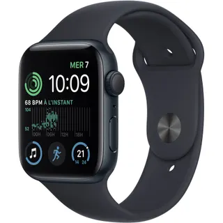 Montre connectée APPLE WATCH SE 44MM Alu/Minuit 2022 Reconditionné