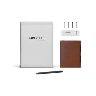 Bloc-notes numérique PAPERSLATE Pack + Couverture Brune + 4 Mines