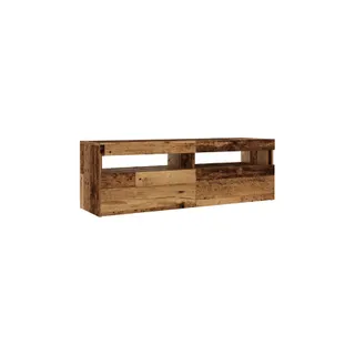 Meuble TV HELLOSHOP26 Meuble TV flottant avec rangement modern