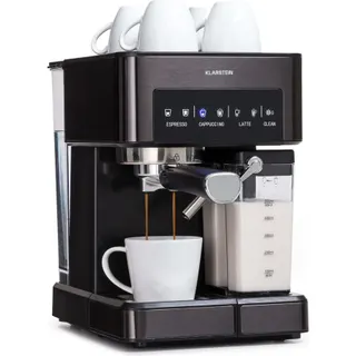 Machine à expresso KLARSTEIN Arabica Comfort 1350W 20 Bar 1,8l Noir