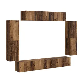 Meuble TV HELLOSHOP26 Meuble TV mural contemporain pratique et