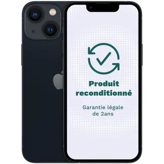 Smartphone APPLE iPhone 13 mini 5G 128Go Noir Très Bon État Reconditionné