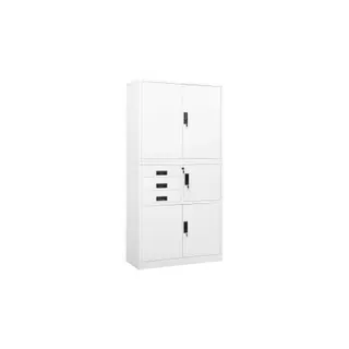 Armoire HELLOSHOP26 Armoire de bureau en acier design contem