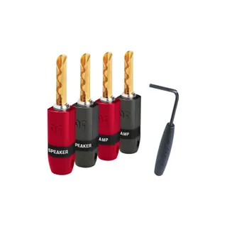 Fiche banane AUDIOQUEST SG 300 Bananes Gold jeux de 4