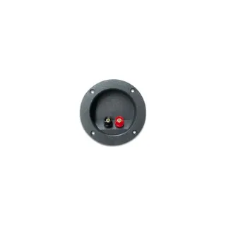 Pied enceinte VELLEMAN Bornier pour enceintes rond nickele
