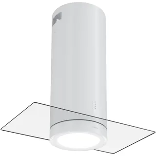 Hotte décorative îlot KLARSTEIN Beretta Premium 90cm 544 m³/h WIFI Blanc