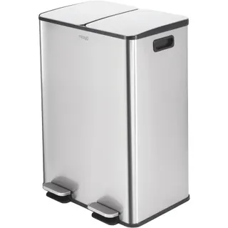 Poubelle de cuisine tri sélectif MIOGO Tri selectif 60L inox