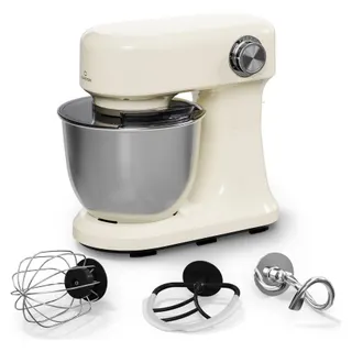 Robot pâtissier KLARSTEIN Bella Evo 1500W bol 5 litres 85 dB Beige
