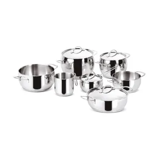 Batterie de cuisine LAGOSTINA Euforia 11 pieces inox