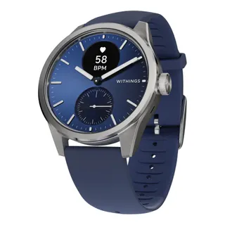Montre santé WITHINGS Scanwatch 2 Blue Silver 42mm