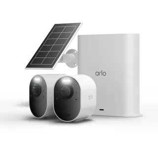 Caméra de surveillance ARLO Pack 2cam.ext. 4K Ultra3+panneau solaire